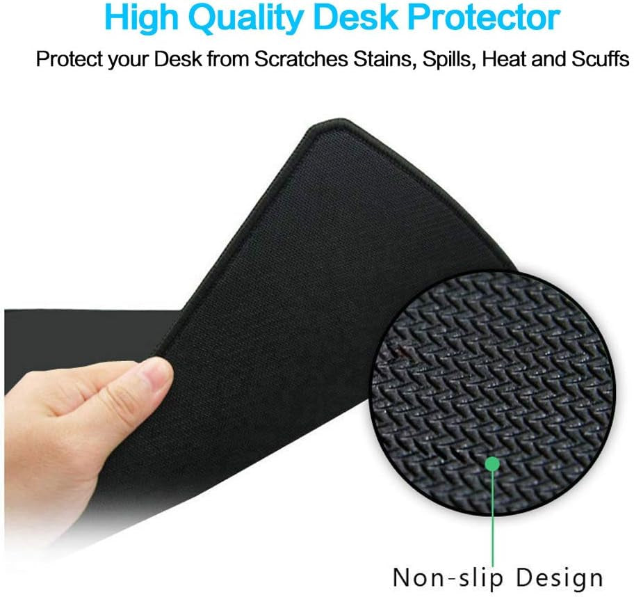 Large Mouse Pad Extended Speed Gaming Mouse Pad Fly Dragon Mouse Pad Gamer Office Computer Mouse Mat (A-Blue)