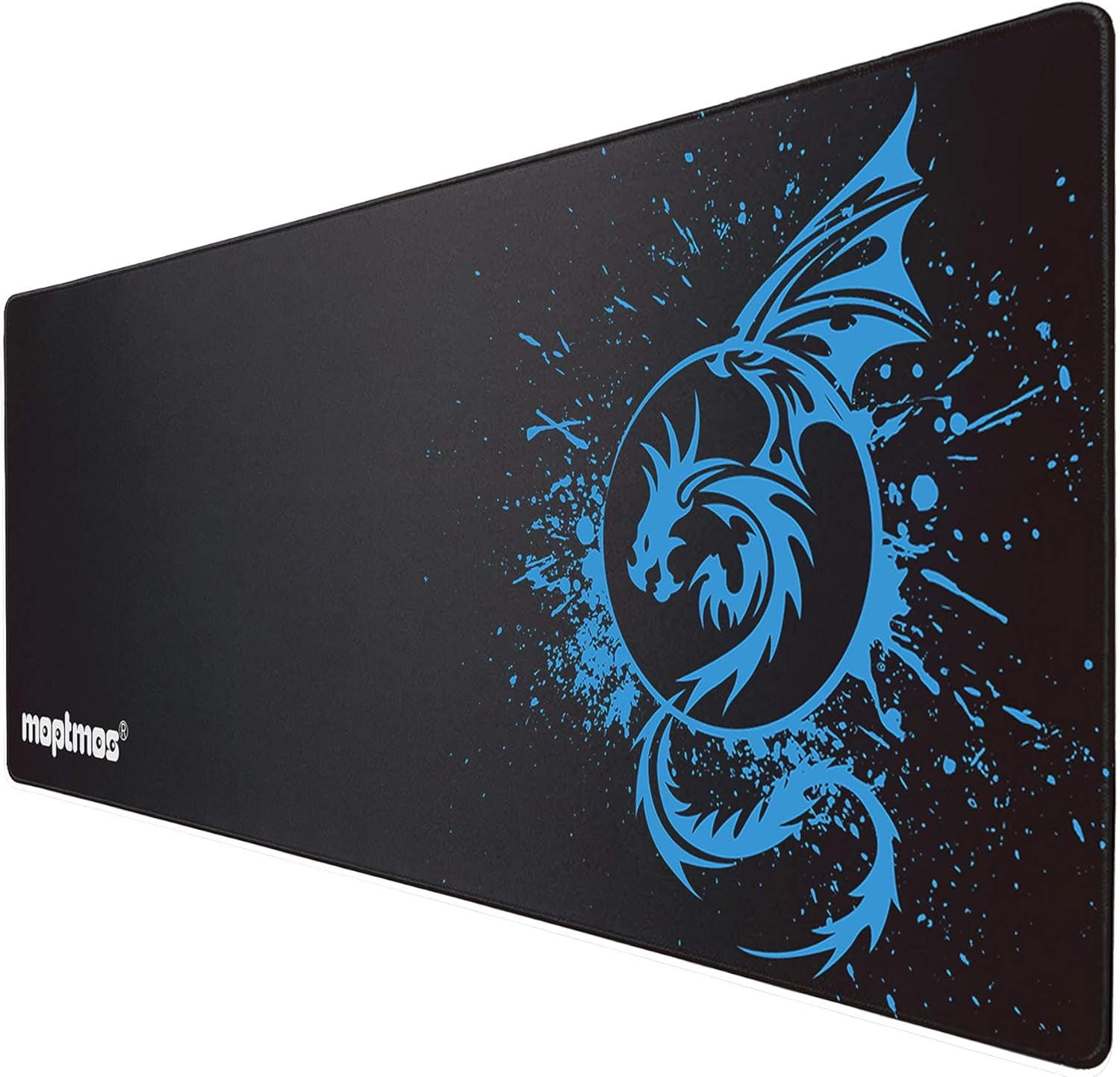 Large Mouse Pad Extended Speed Gaming Mouse Pad Fly Dragon Mouse Pad Gamer Office Computer Mouse Mat (A-Blue)